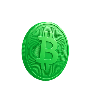 Tarjeta emergente con analíticas y visualización de información del mercado cripto